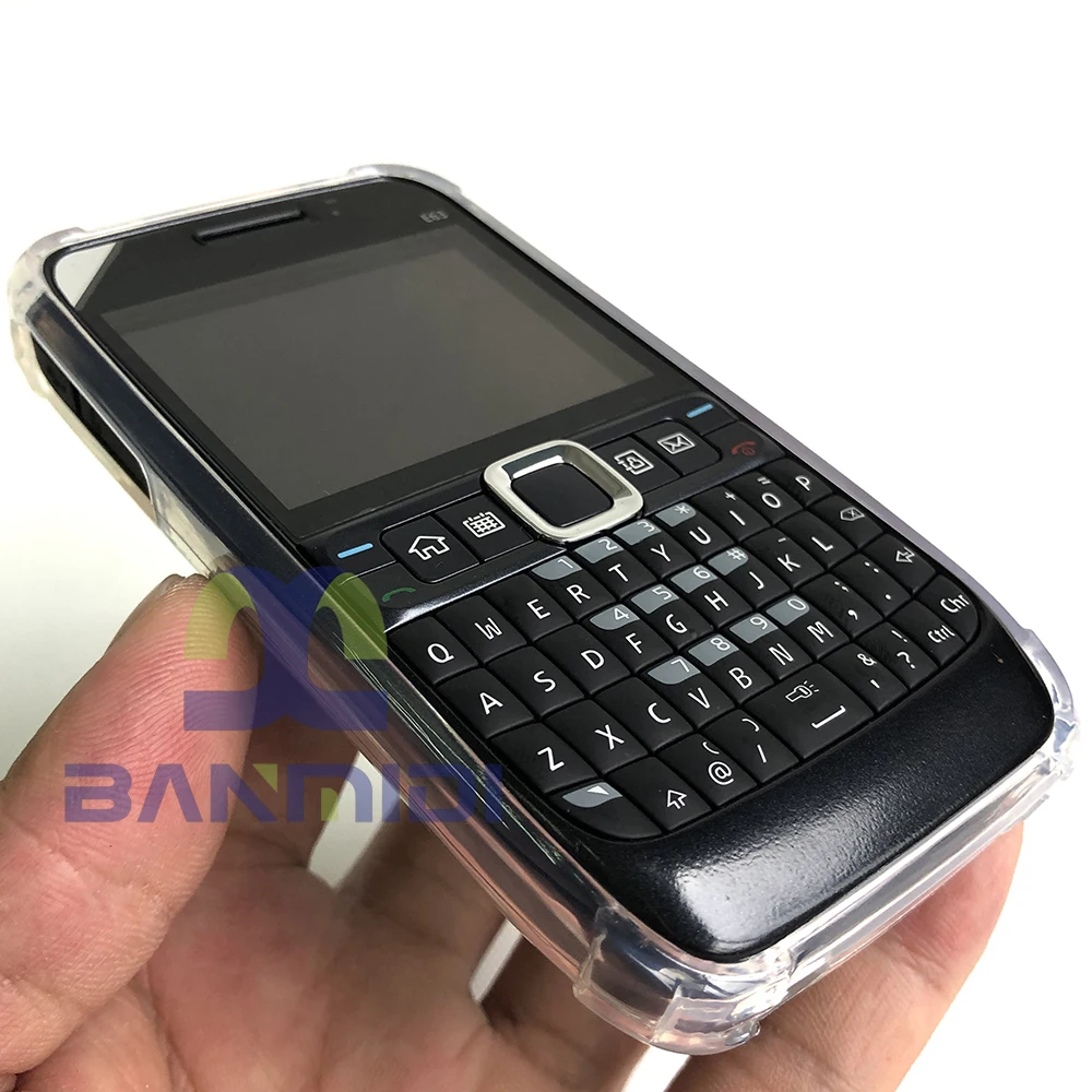 هاتف محمول أصلي E63 GSM 3G Wifi 2MP هاتف محمول غير مقفول QWERTY لوحة مفاتيح عربية روسية. صنع في فنلندا 15 سنة