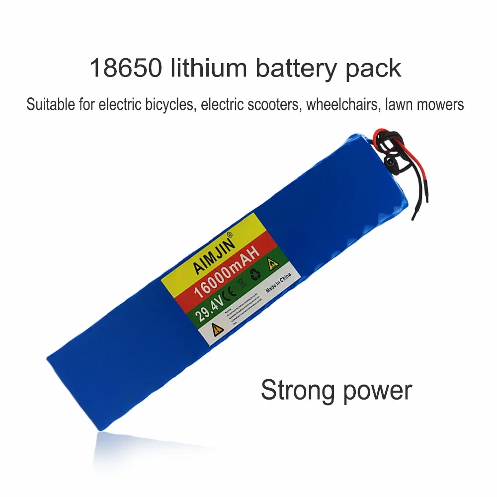 7 s5p 29,4 Lithium-Akku, 16000 V mAh hohe Kapazität, eingebaute intelligente BMS-Schutz platine, mit Ladegerät