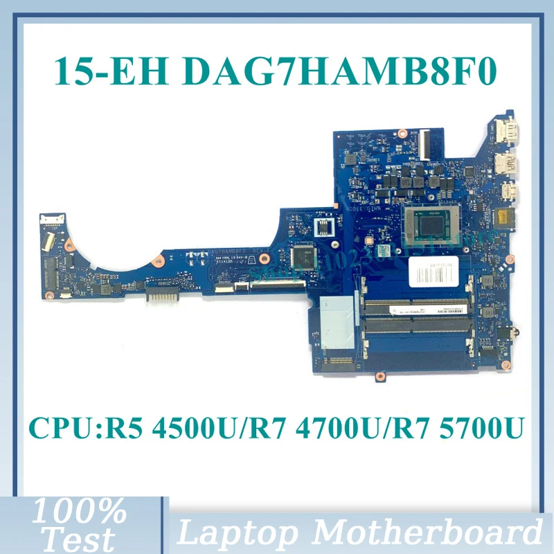 M08867-001 M08867-601 With R5 4500U/R7 4700U/R7 5700U CPU Mainboard DAG7HAMB8F0 For HP 15-EH Laptop Motherboard 100% Tested Good