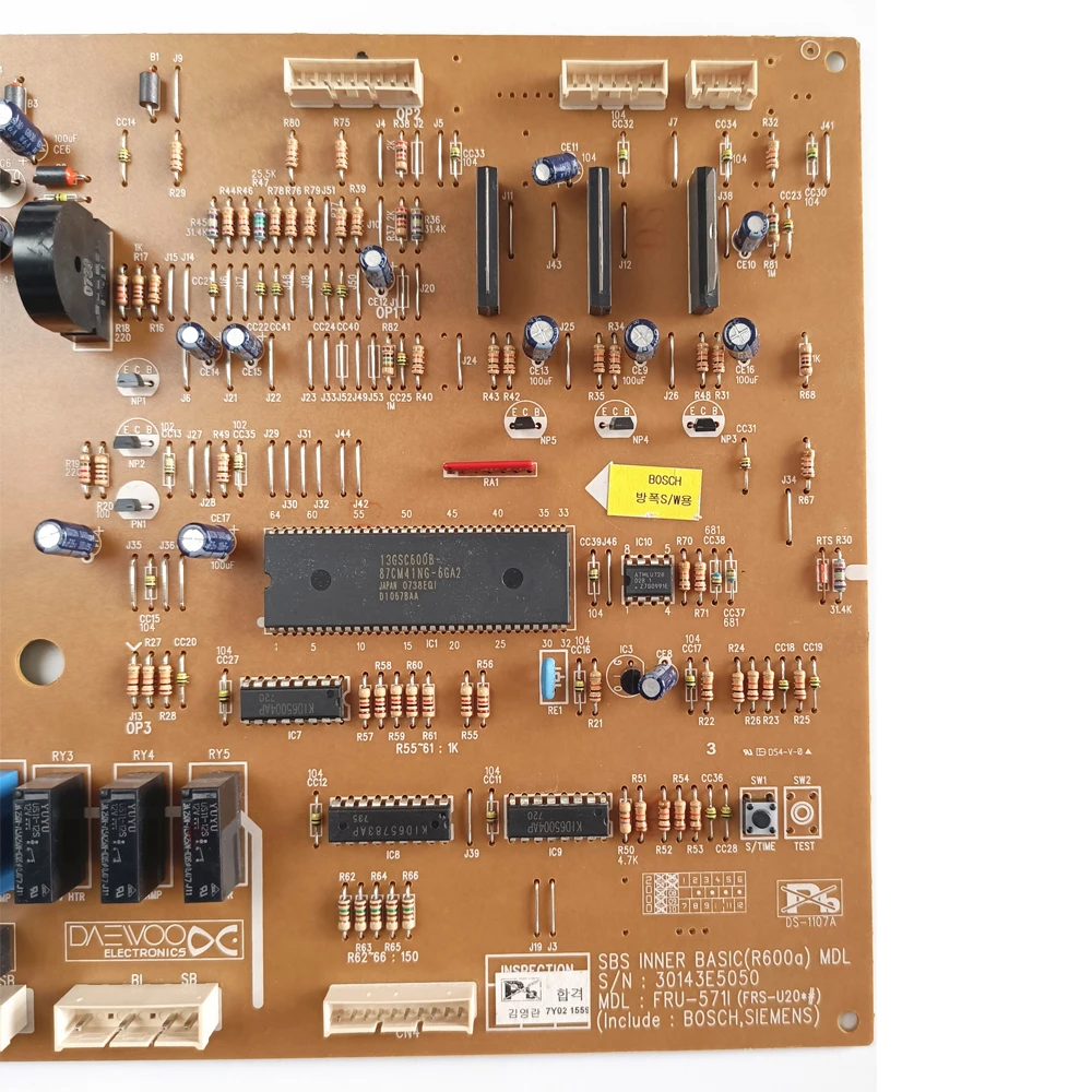 Oryginalna FRU-571 płyta główna 30143 e5050 dla Siemens Bosch lodówka KA56NV10TI