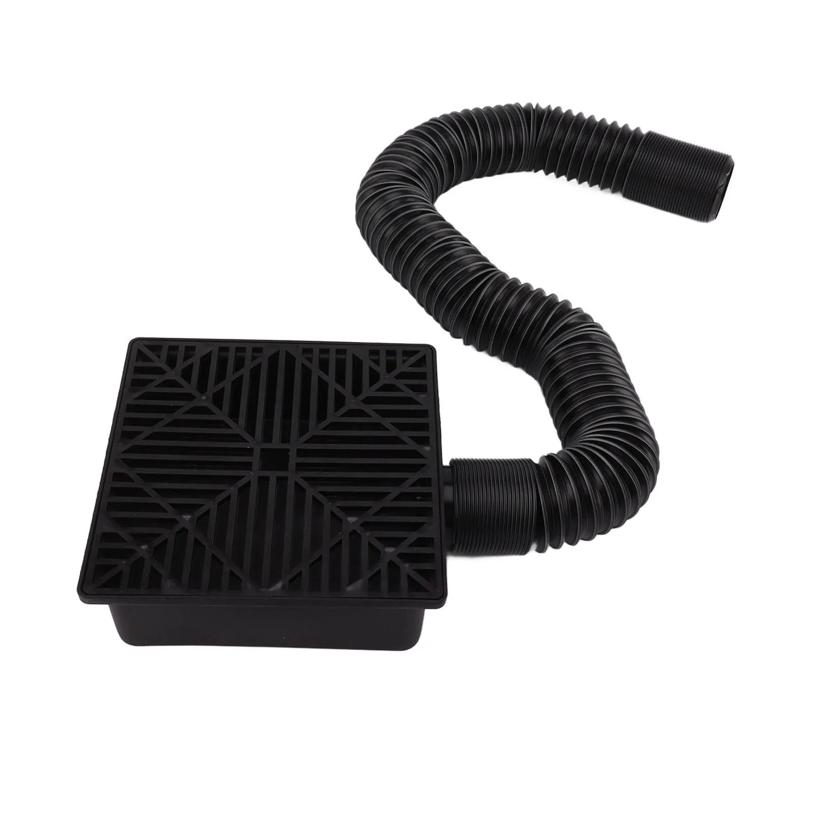 Gutter Downspout Extension Flexible Low Profile Drainage Pipe Catch Basin Water Diverter Foundation Protector for House Roof