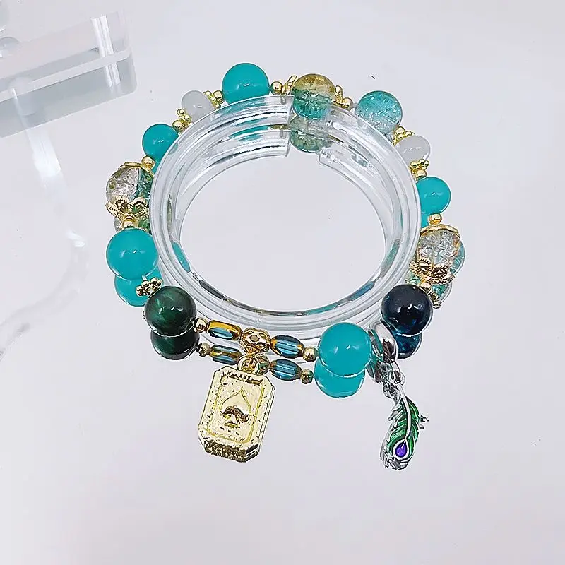 Anime Aventurine Penacony Women Bracelet Honkai Star Rail Bracelets Woman Fashion Cosplay Crystal Chain Bangles Gifts Armband