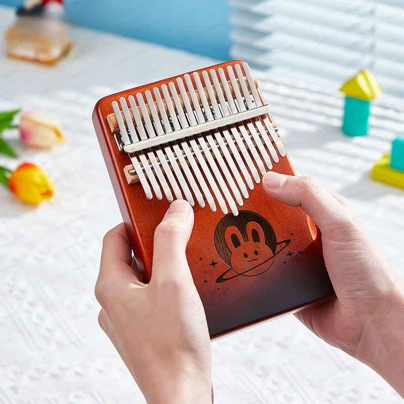 21-Note Kalimba Thumb Piano – 17-Key Finger Piano for Beginners & Musicians
