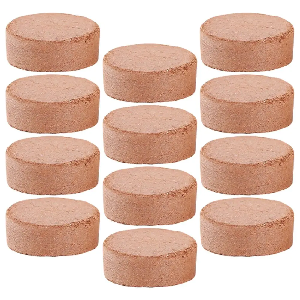 

60 Pcs Plants Nutrient Soil Block Coir Nursery Compressed Gardening Compression