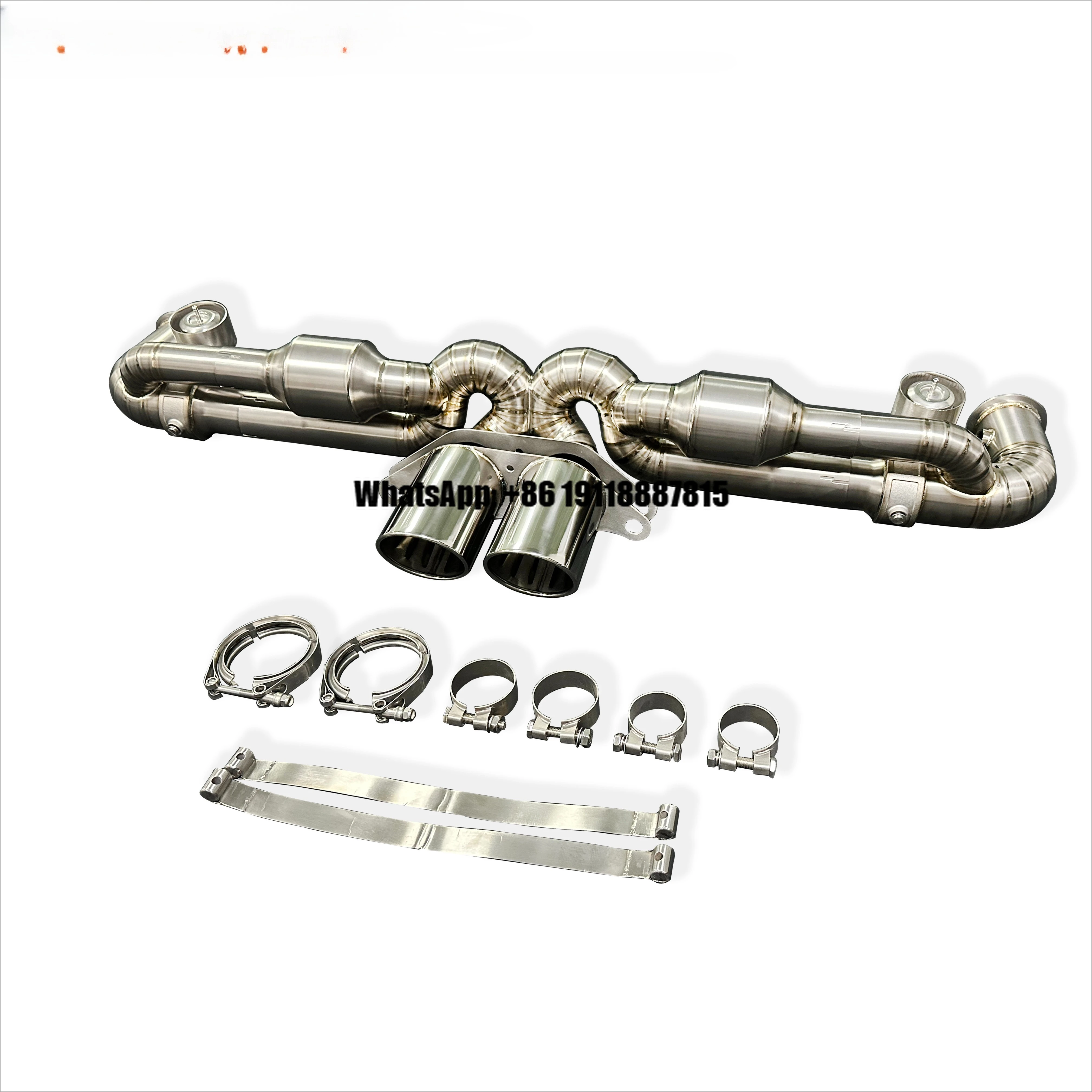

Custom Full Titanium Exhaust Catback Exhaust Muffler for Porsche GT3 GT3RS