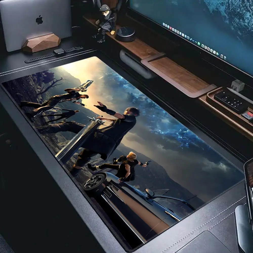 HYBXAXC Large Gaming Final F-Fantasy Mouse Pad Computer Keyboard Tablet Mat Extended Pad Offices Accessories Speed Desk Mat XXL