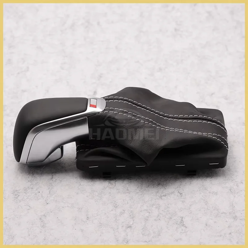 Shift Gear Knob, Suitable For Automatic Shift Lever Of Audi A6 C7 A7, With Dust Cover, Automotive Accessories