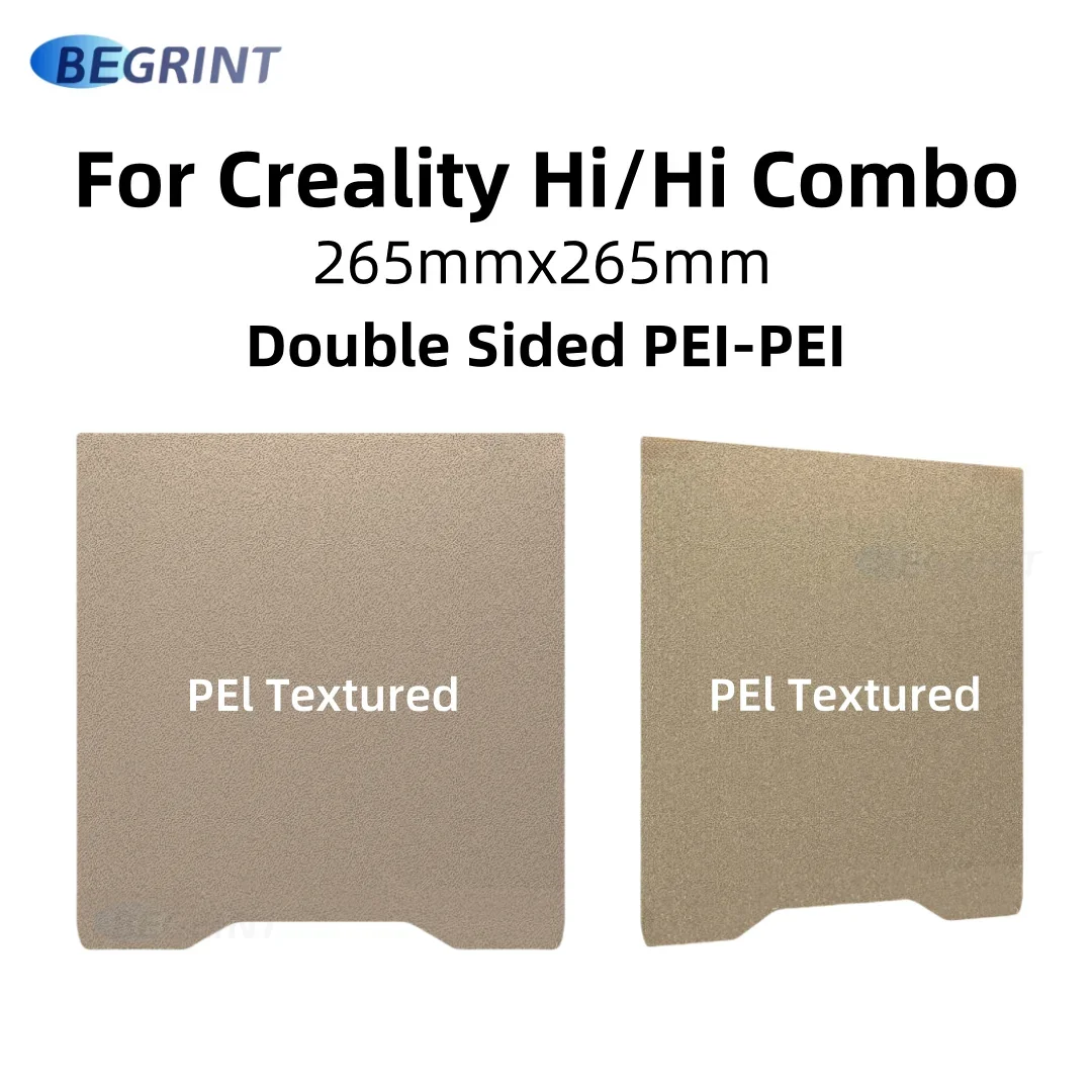 For Creality Hi Build Plate Double Sided 265x265mm Heat Bed Spring Steel Sheet For Creality Hi Combo 3D Printer Accessories