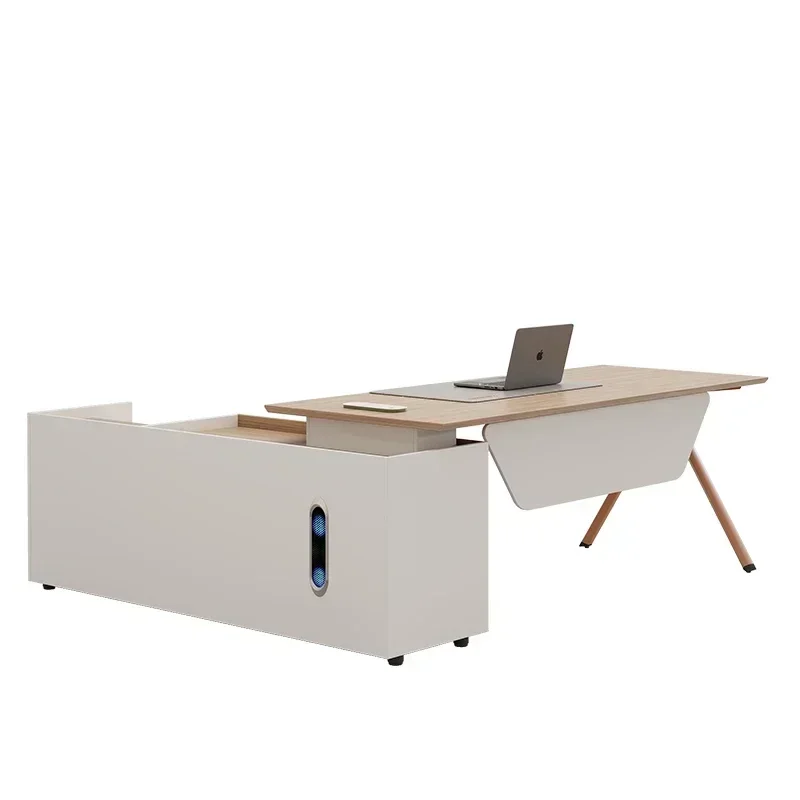 L Shaped Gaming Desk Simple Table Office Drawers Computer Desk Multifunction Workstation Mesa De Computador Office Furniture