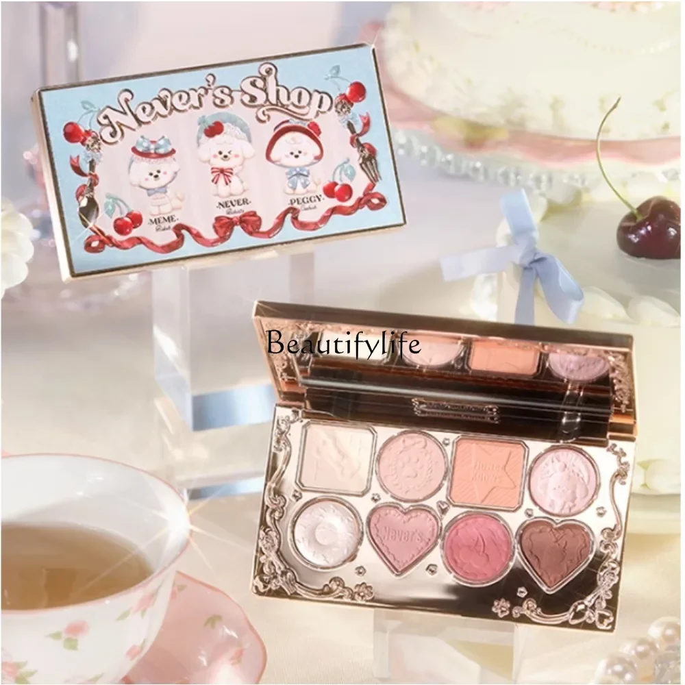 

[New Product] Hua Knows Newa Small Shop Series Eight-Color Eye Shadow Matte Shimmer Black Tea Brown Plate