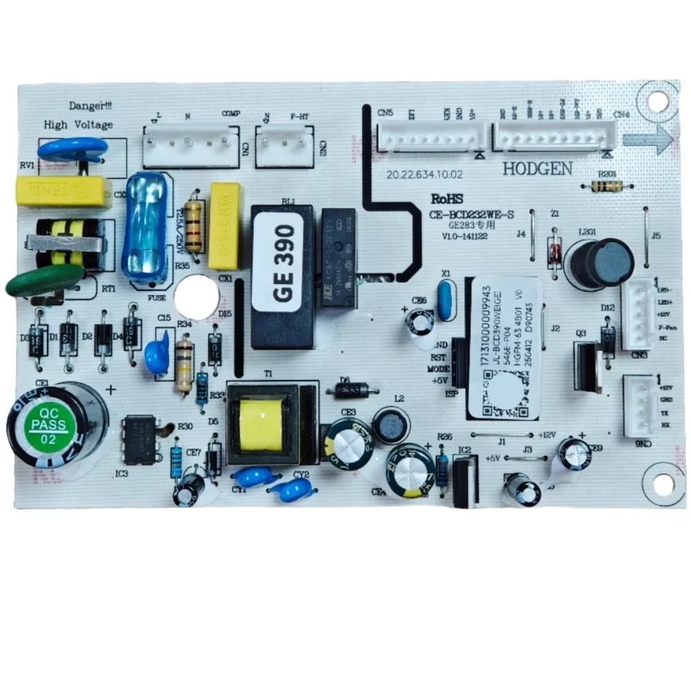 Appliance Part Power Board Compatible with Refrigerator HGFM-634B BCD390WE(GE) 17131000009943 Refrigerator Component