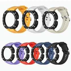 Silicone Strap and Protective Case for HUAWEI WATCH GT Cyber,Modified Watchband Advanced Sports Fashion Wristband Accessory