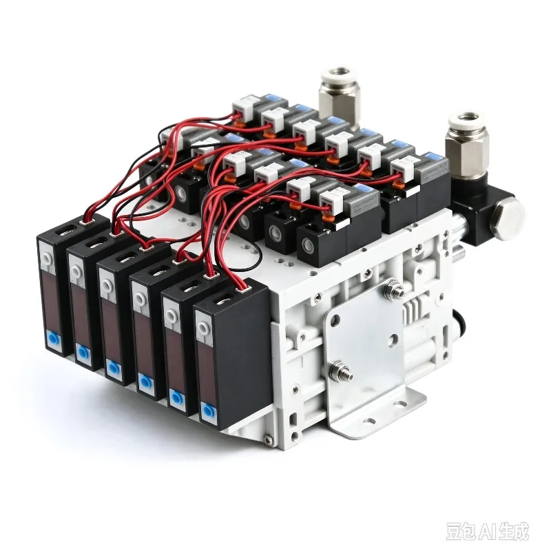 Integrated Vacuum Generator Large Suction and Large Flow NPN Suction and Break Integrated Vacuum Valve Pneumatic Components