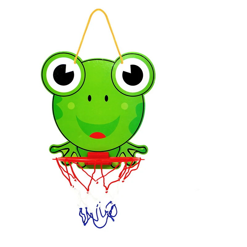12CM Kids Basketbal Stands Cartoon Dieren Vorm Opknoping Schieten Mand Indoor Sport Games Speelgoed Creatief Kinderspeelgoed