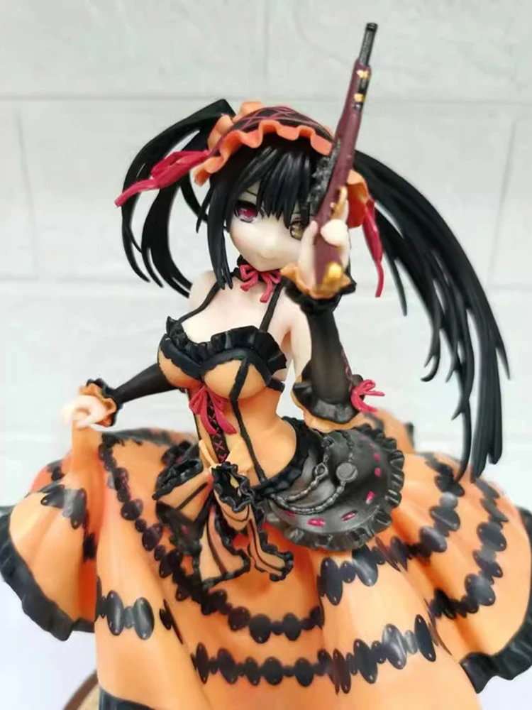 2025 New Figma585 Date A Live Tokisaki Kurumi Action Figure Tide Decoration Acgn Desktop Decoration Birthday Christmas Gift Toy