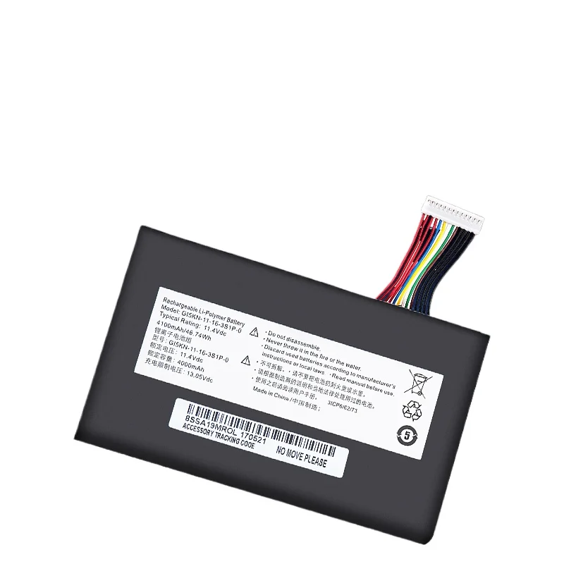 Baterai Laptop 4000mah GI5KN-00-13-3S1P-0 untuk Clevo GI5KN-11-16-3S KP7D2 GI5KN Z7-KP7D2 Z7-KP7GT Deep Sea Titan X1 X2 Z7M-KP5GC