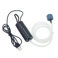Aquarium Oxygen Air Pump Fish Tank USB Silent Air Compressor Aerator Portable Mini Small Oxygenator Aquarium Accessories 5v 1W