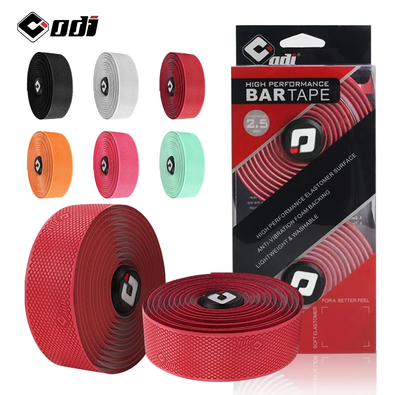 ODI Road Bike Handlebar Tape Wear-Resistant Anti-Vibration Cycling Damping Ductility Comefortable Bicycle Bar Tape Parts