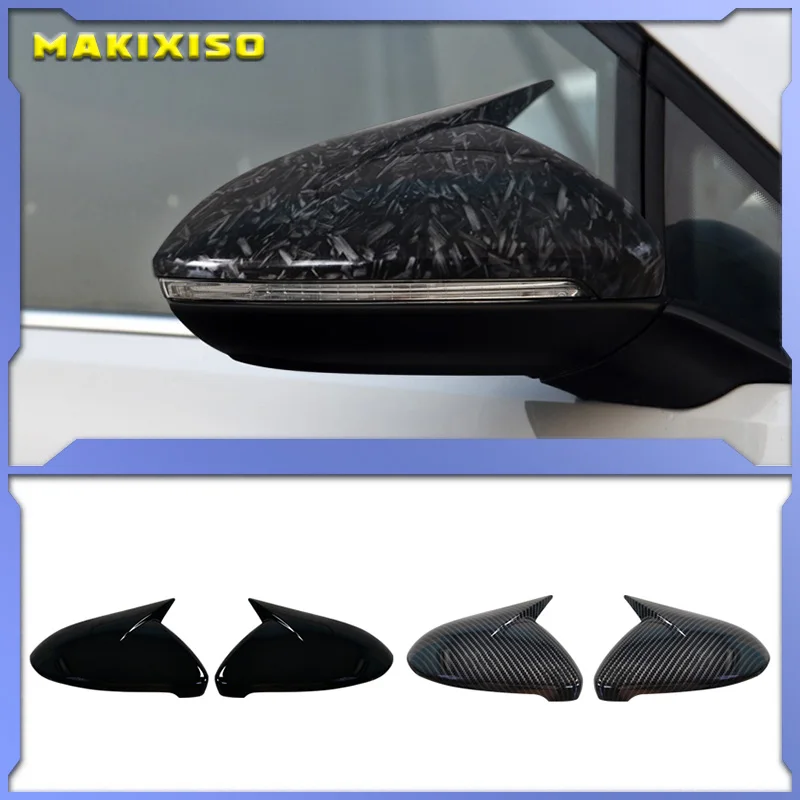

Glossy Black Rearview Mirror Cover Side Mirror Caps Car Accessories Fit For VW Golf 7 MK7 MK7.5 GTI R GTE GTD 2014-2019