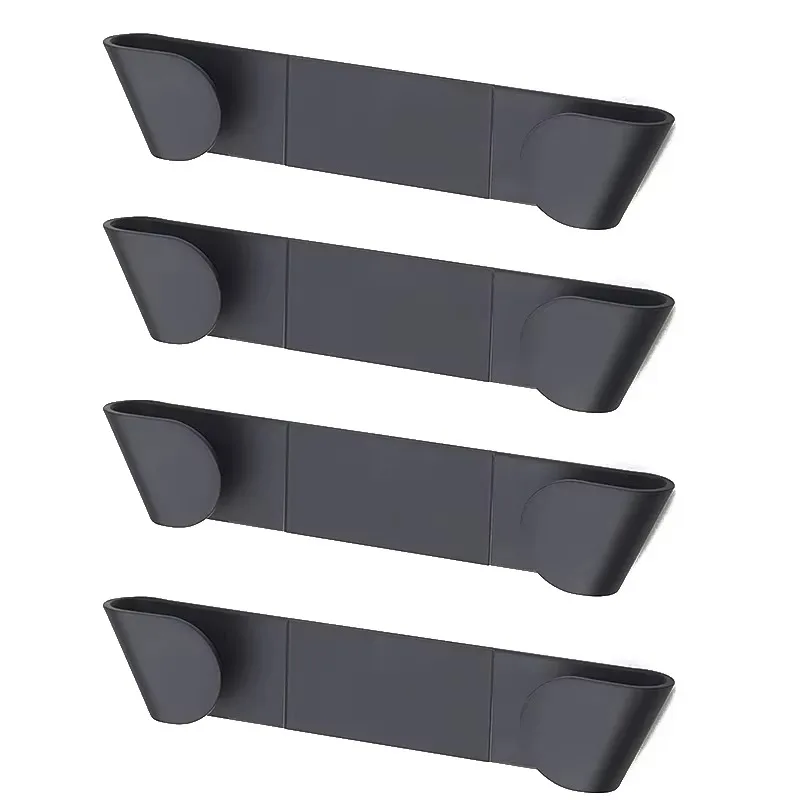 2/4Pcs Pot Rack Wall-Mounted No Punching Self-Adhesive Household Kitchen Storage Holder Pan Lid Organizer Pot Cover Rack