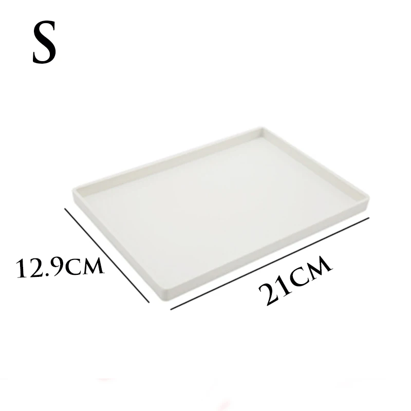 Creatieve Wit Melamine Rechthoekige Lade Diversen Opslag Melamine Imitatie Porseleinen Hotel Thuis Opslag Decoratie