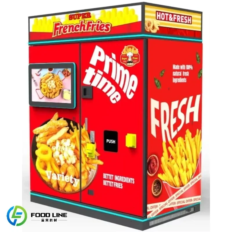2026 New FL Customized Auto Price for Sale Fried Potatoes Chicken Fries Vending Machine French Fry Vending Machine China