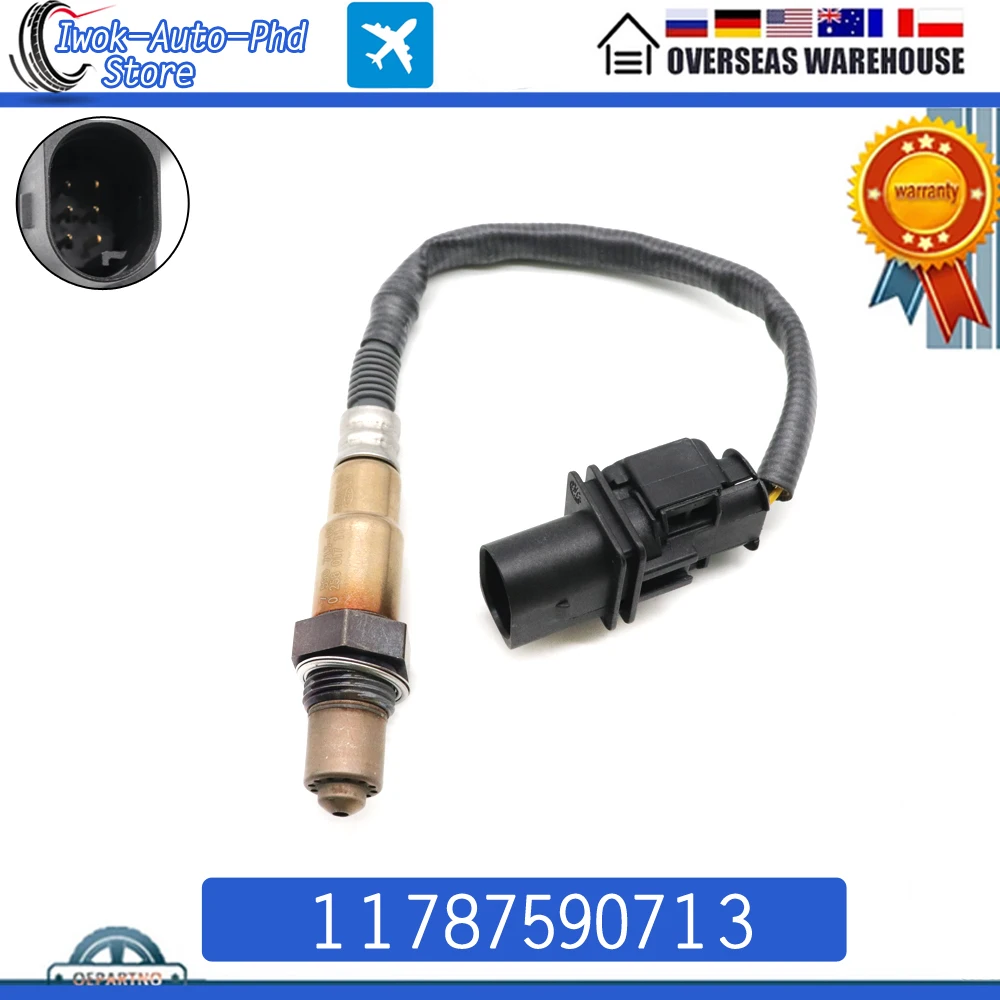 11787590713 Upstream Front 5-wire Air Fuel Ratio Lambda O2 Oxygen Sensor For Mini Cooper R55 R56 R57 1.6L 2007-2010