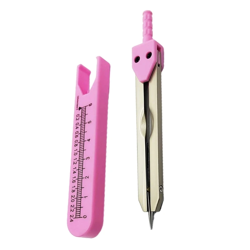 Calibrador EKGECG, divisor electrocardiograma, calibradores ECG con regla, herramienta 0 a 2,4 pulgadas