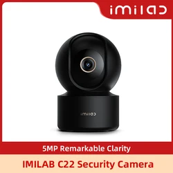 IMILAB-cámara de vigilancia inteligente C22, dispositivo de 5MP, Wifi, 6 conexiones, IA, visión nocturna a todo Color, Hogar Inteligente