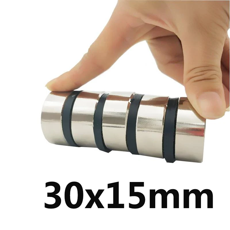 30x15 mm Neodymium Strong Magnets 30mmx15mm Permanent Round Magnet 30x15mm Powerful Magnetic 30*15 mm Circular 30