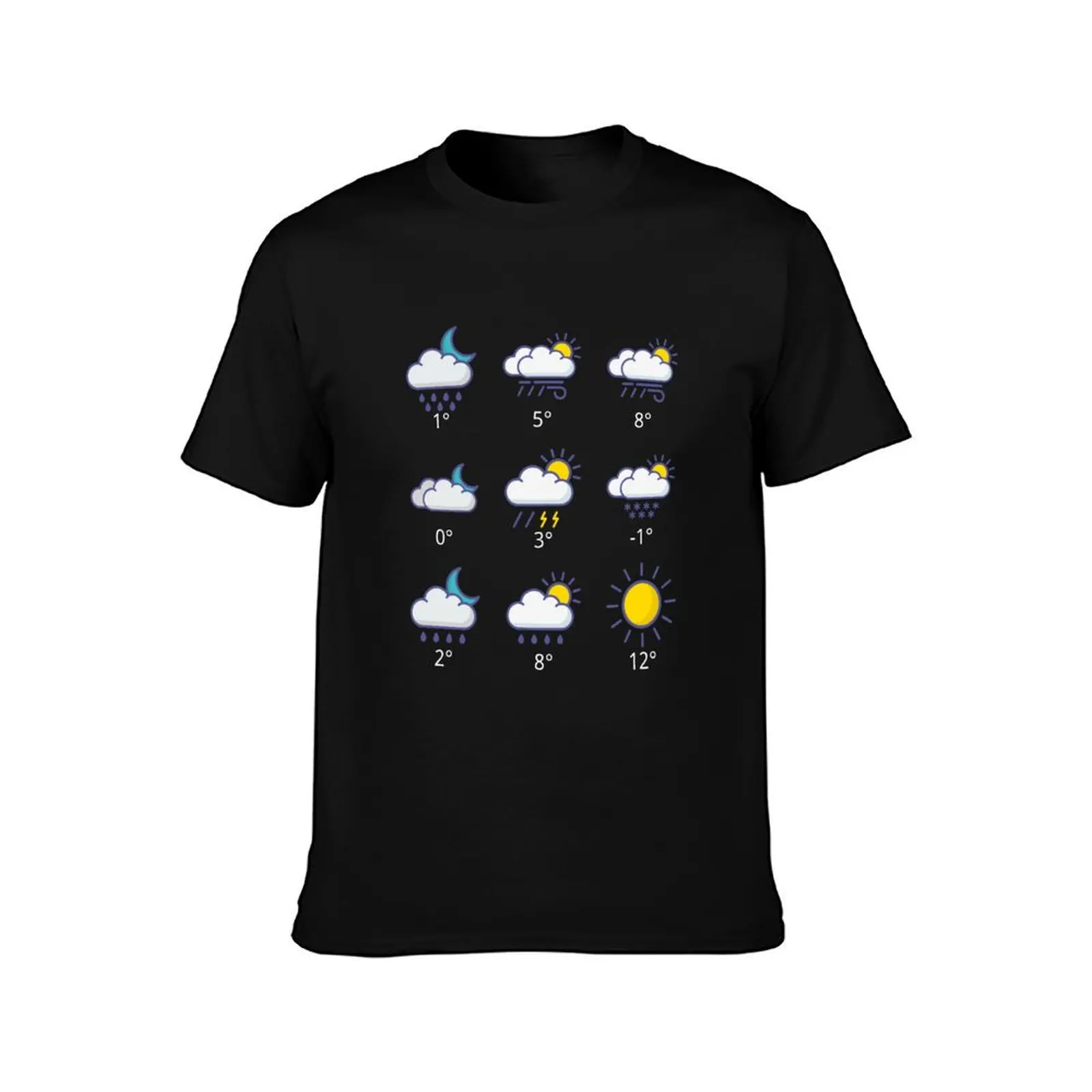 Weather Forecast Squares - The All-Season Tee T-Shirt Light Athletic Short Sleeve Tee Shirt T-Shirt