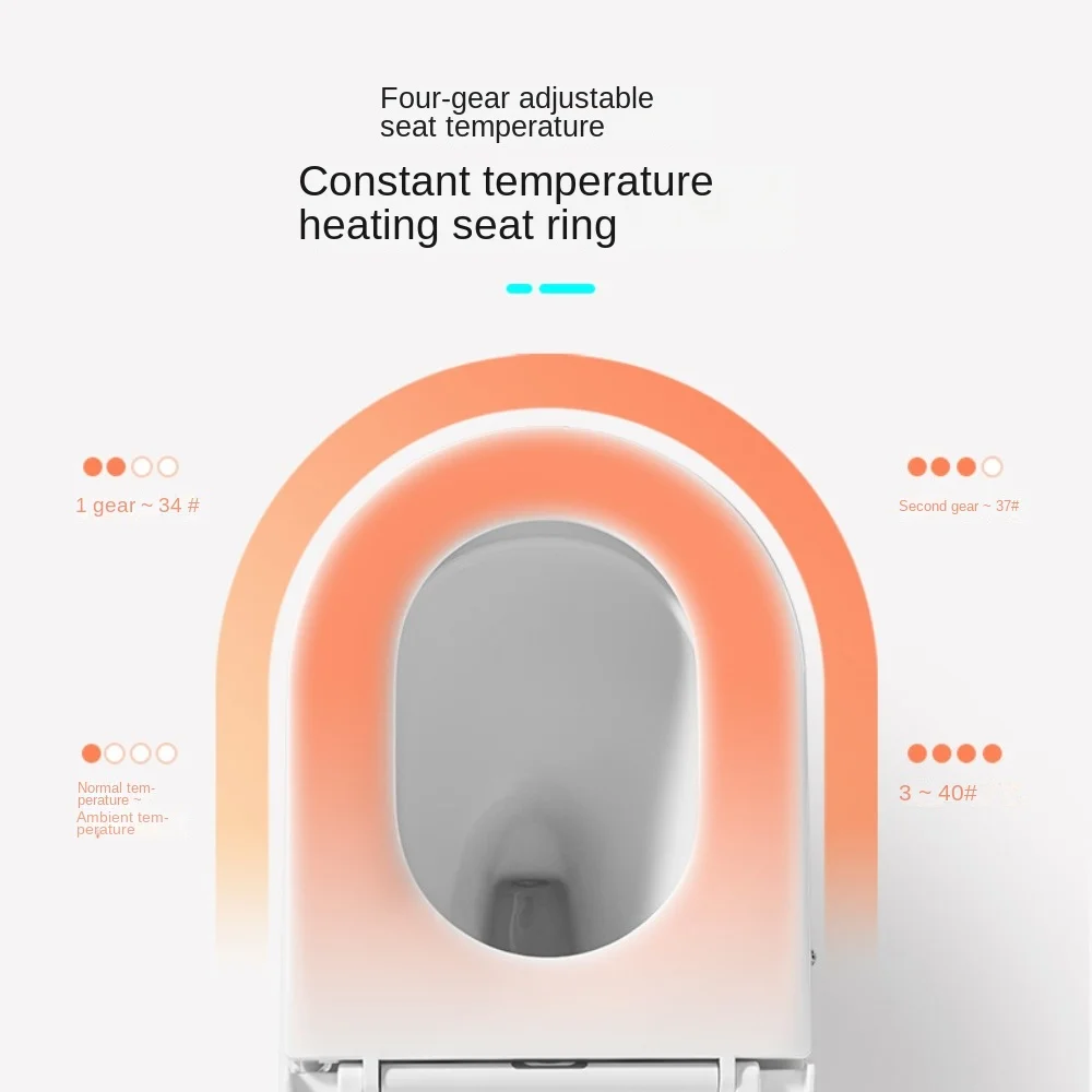 Heating toilet seahousehold universal set ring and hot strip night light intelligent constant temperature seat toilet eat U-