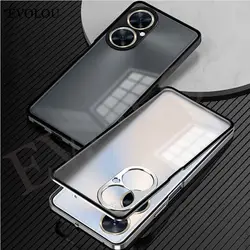 Shockproof Case For Oneplus Nord CE 3 Lite CE3 5G Ultra-Thin Aluminium Alloy Metal Frame Bumper + Tempered Glass Cover For 1+N30