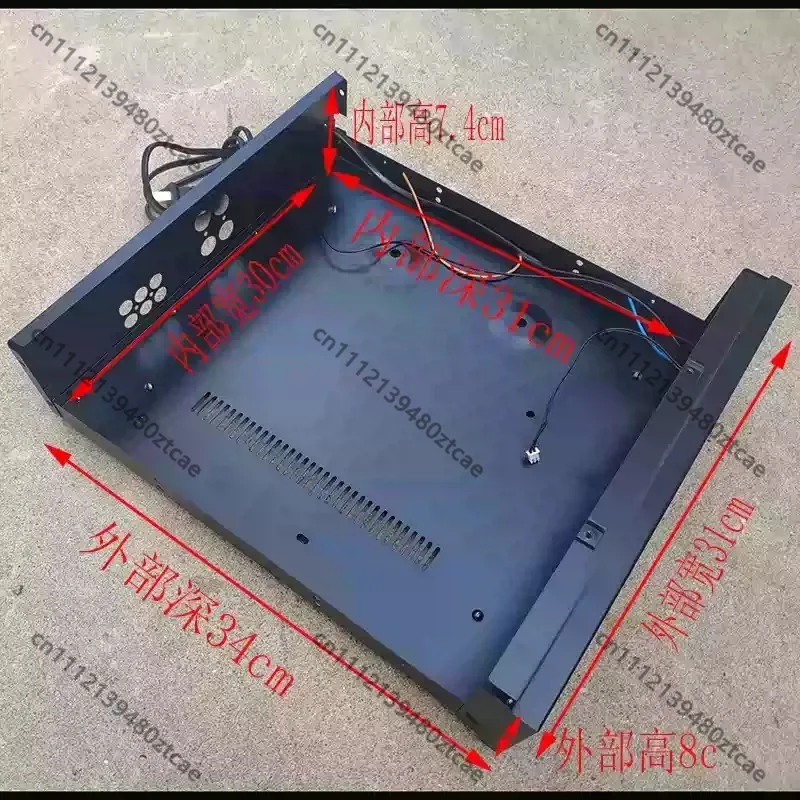 2.0 & 3 Channel Amplifier Empty Cabinet With Dual Dismantled Toroidal Power Transformers Master Volume Control Audio Housing