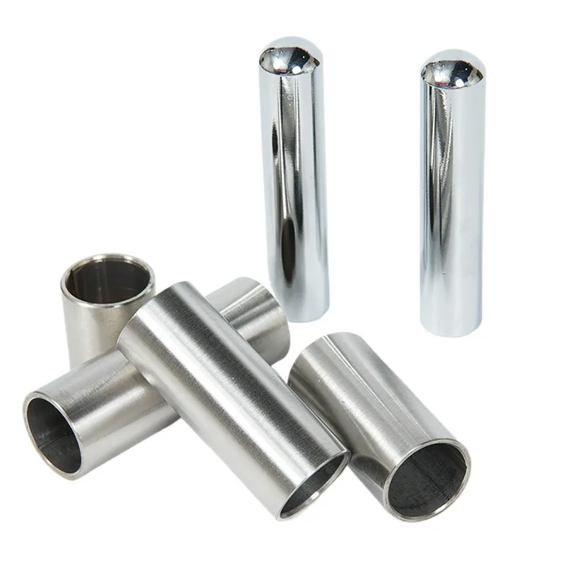 

2pcs Stainless Steel Guitar Slide Tone Bar for Electric Acoustic Guitar Bass Folk Hollow Solid Finger Slide Guitar Accessories