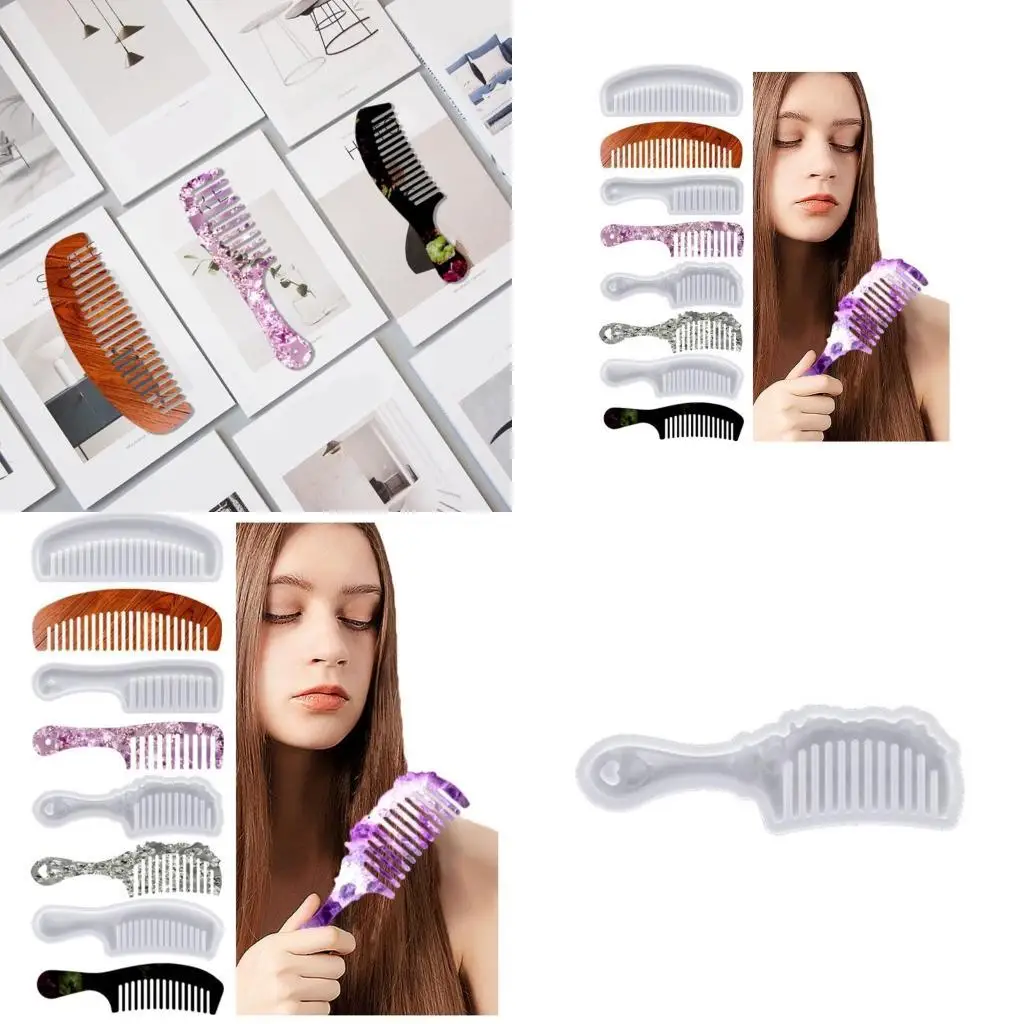 

31BB Resin Comb Silicone Mold Crystal Comb Silicone Mold Diy Manual Craft Resin Mold