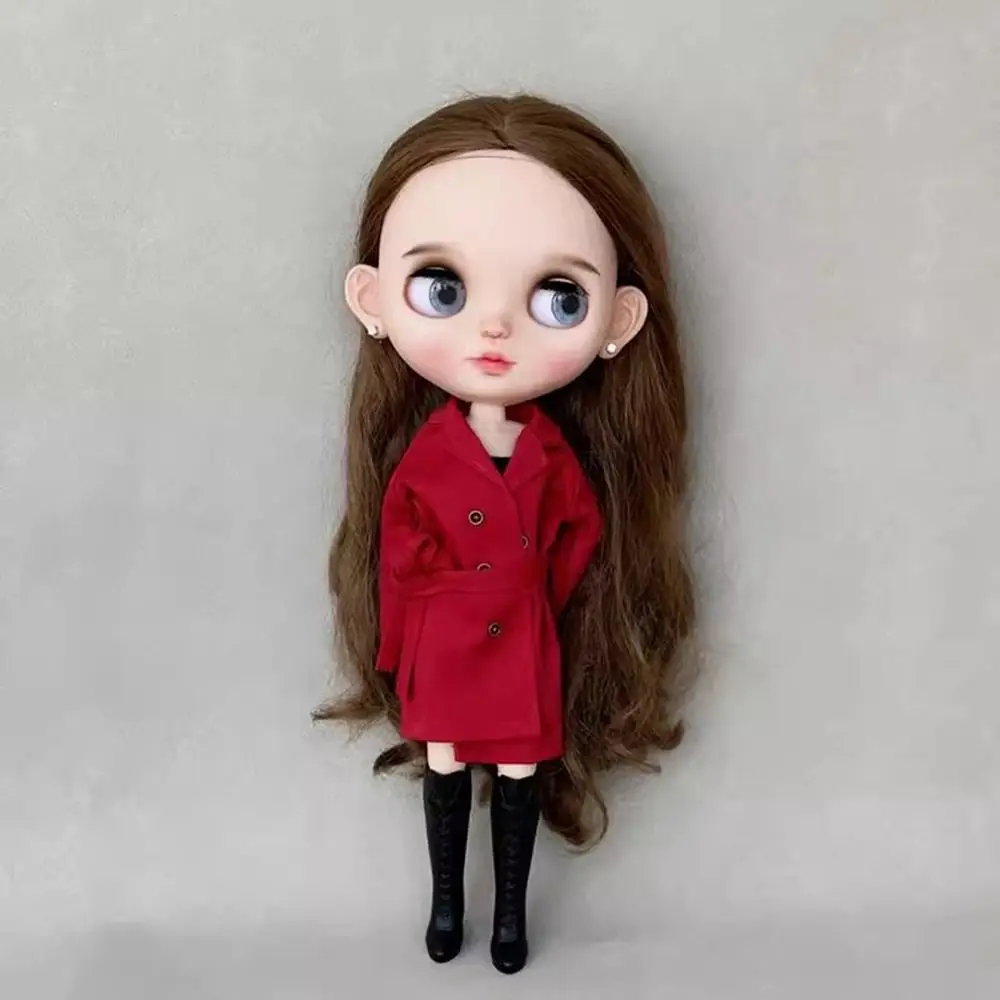 Casual Windbreaker Mini Fashion Long-sleeved Tops Clothes DIY Accessories for Azone19 Joint Body ob24/26/27 fr pp Dolls