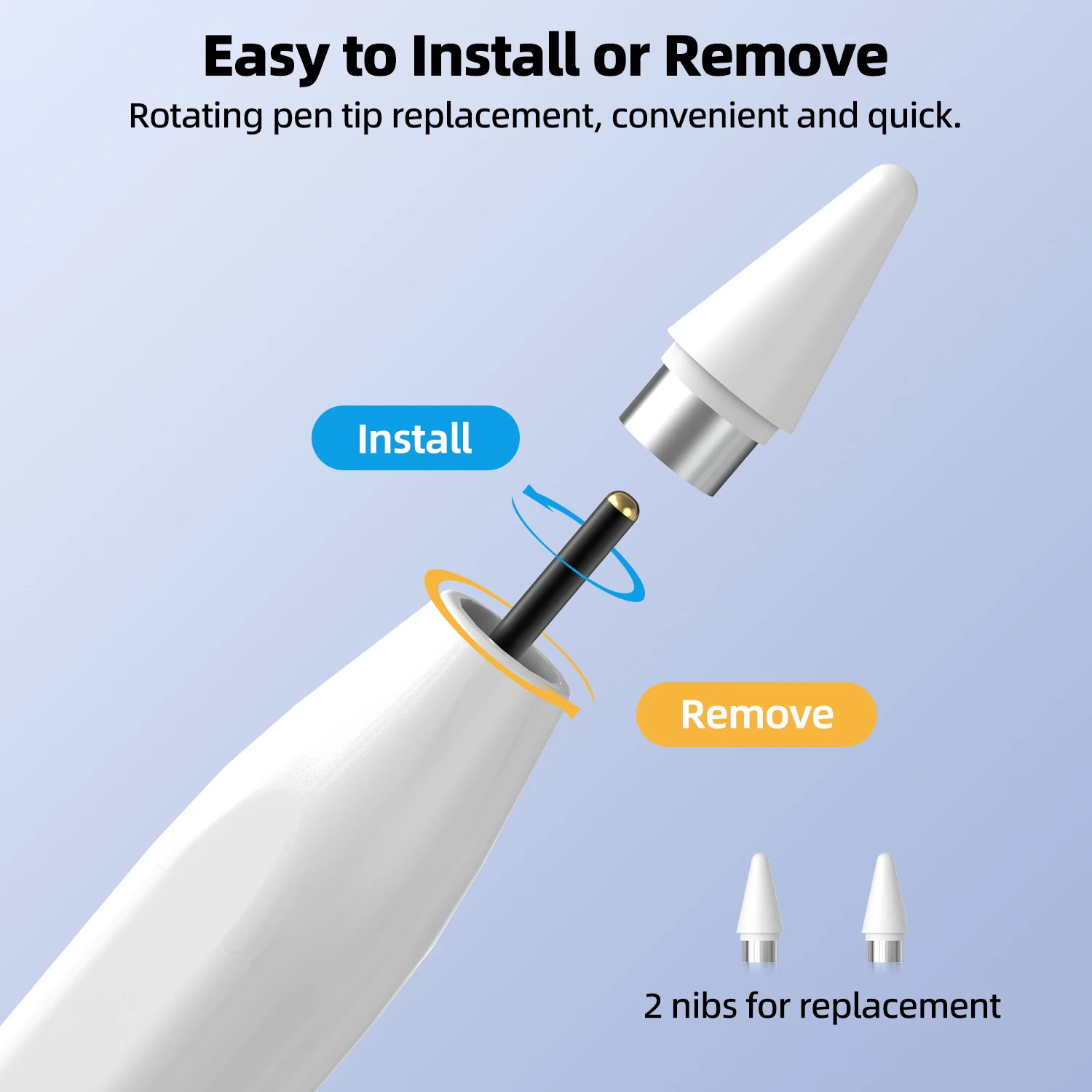 Universal capacitive stylus Smart for Android IOS Tablet Pen  LED Display for iPad Samsung Huawei Xiaomi Tablet&phone Touch Pen