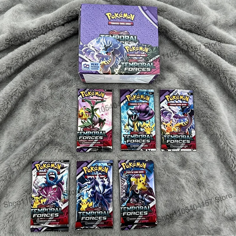 

360Pcs English Version Pokemon Scarlet & Violet Temporal Forces Booster Bundle Edition Trading Cards Anime Collection Card Gift