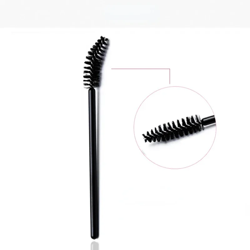 1 Pcs Disposable Brush Crystal Lash/Brow Makeup Brush Diamond Handle Mascara Wand Eyelash Extension Tool Cosmetic Supplies