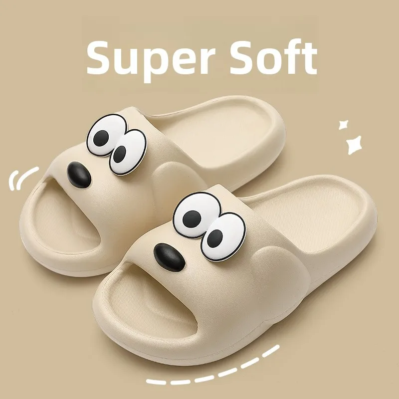 

Домашние тапочки на каблуке с мультяшной тематикой для женщин, милые летние сандалии без шнуровки, нескользящие домашние удобные удобные домашние тапочки на плоском каблуке oes