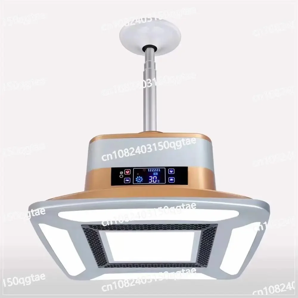 High Suction Exhaust Hood Silent Smoke Range Hood Lifting Chandelier Ceiling Smoke Exhaust Machine Lamp Commercial