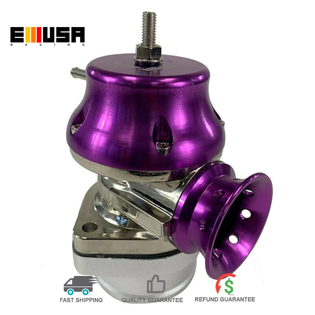 Emusa Universal Adjustable Aluminum Type -RS 25 PSI Turbo Blow off Valve BOV (Purple)