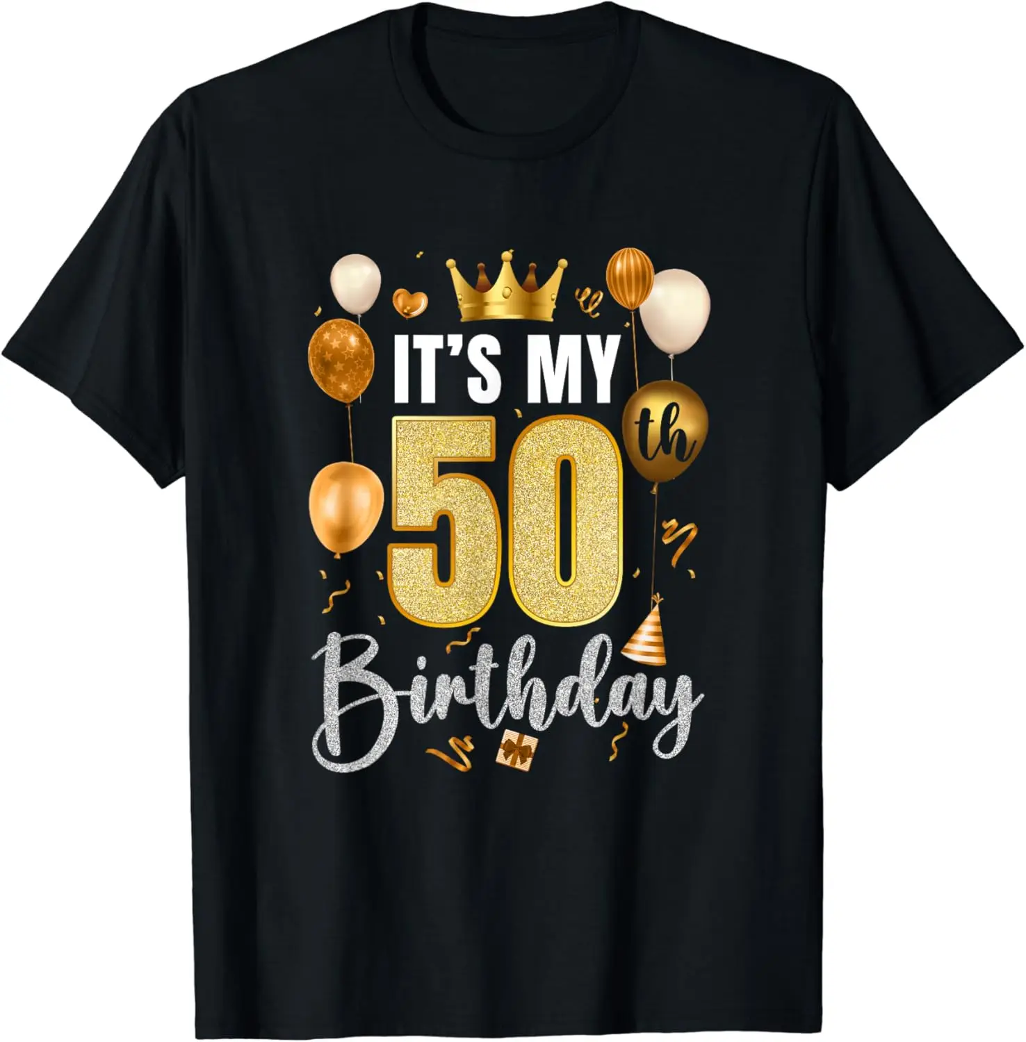 

Its My 50Th Birthday Happy 1974 Birthday Party For Men Women T-Shirt