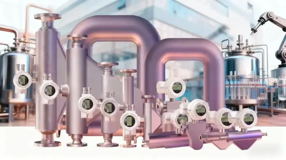 High Precision Coriolis Mass Flow Meter Digital for Oil Liquid Gas Compressed Air