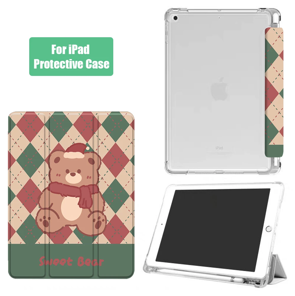 For iPad Air 5 4 10.9 Case 2022 2021 Pro 11 12.9 For iPad 9th Generation 10.2 10.5 9.7 6th Mini 6/5 Funda Cover Auto Sleep Wake