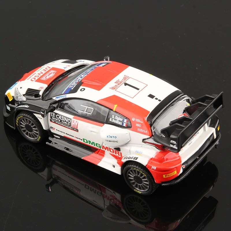 Bburago 1:43 تويوتا GR ياريس رالي 1 الهجين سبيكة سباق السيارات نموذج دييكاست لعبة سباق المركبات #6