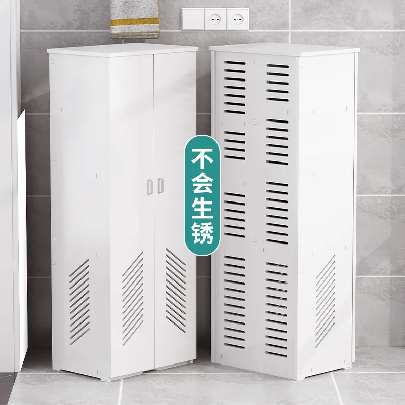 Balcony Cabinet Cleaning Supplies Tool Storage Cabinet Classroom Mop Yard Hygiene Broom Cabinet Cleaning Locker Plastic