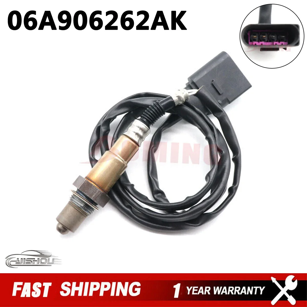 06أ 906262 AK المصب لامدا O2 الأوكسجين الاستشعار لأودي A4 A6 A8 S4 TT لفولكس واجن بيتل جولف باسات كابريو سكودا 1.6L