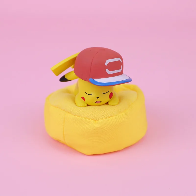 Caja ciega Pokemon Anime muñeca figura juguetes Pikachu Pvc coche decoración adornos figura de acción para niños cumpleaños regalo de Navidad